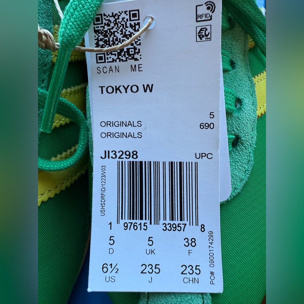NWT/NIB Adidas Tokyo sz 6.5 - Picture 7 of 8